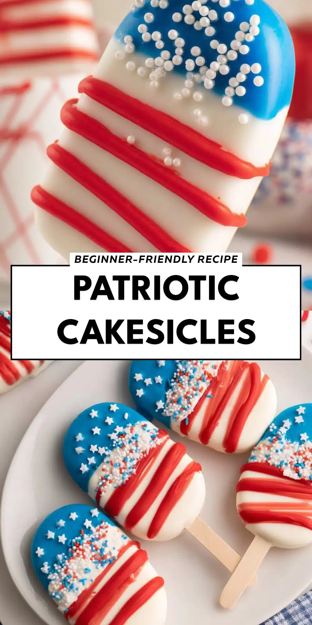 Patriotic Cakesicles