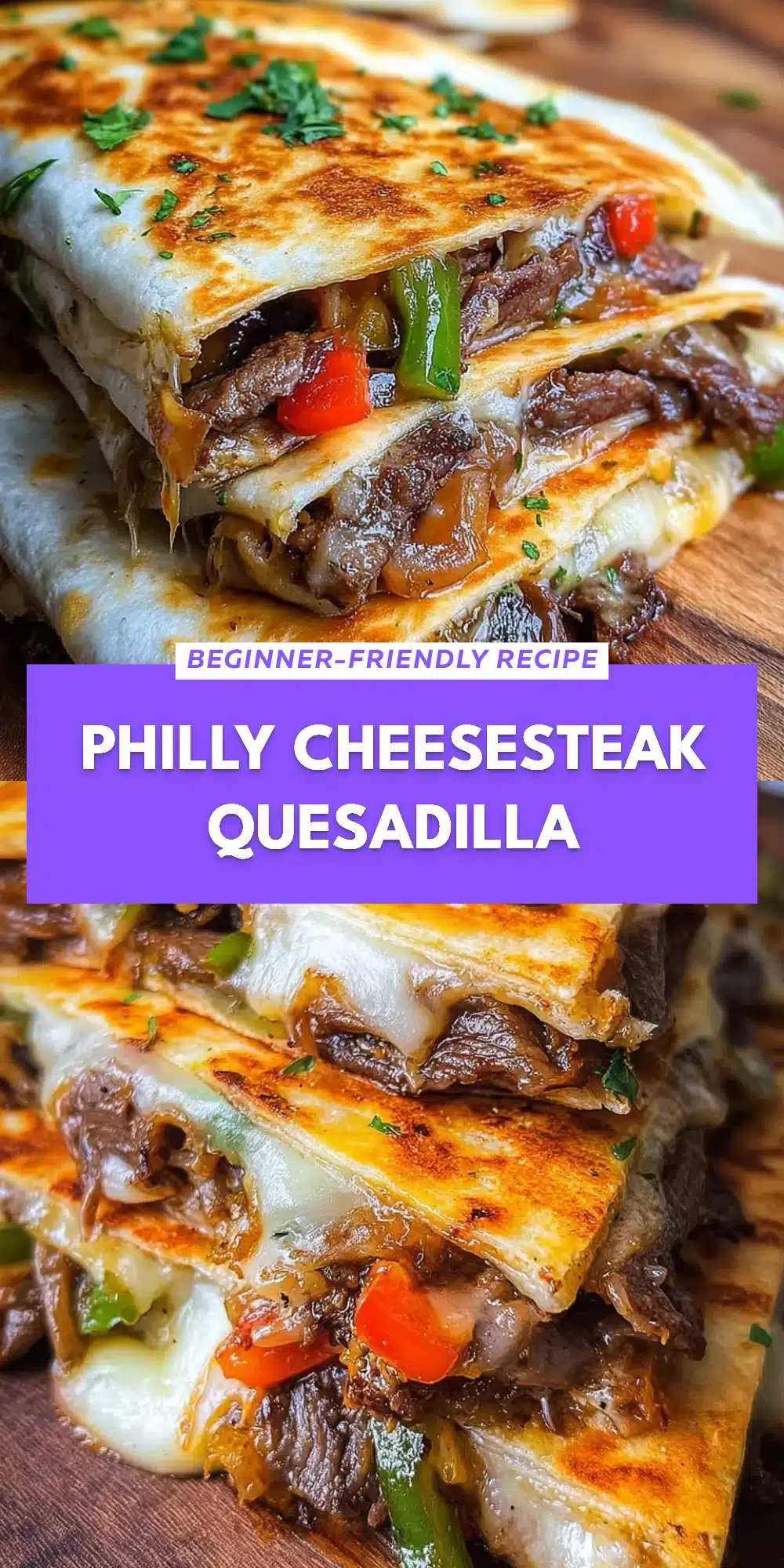 Philly Cheesesteak Quesadilla