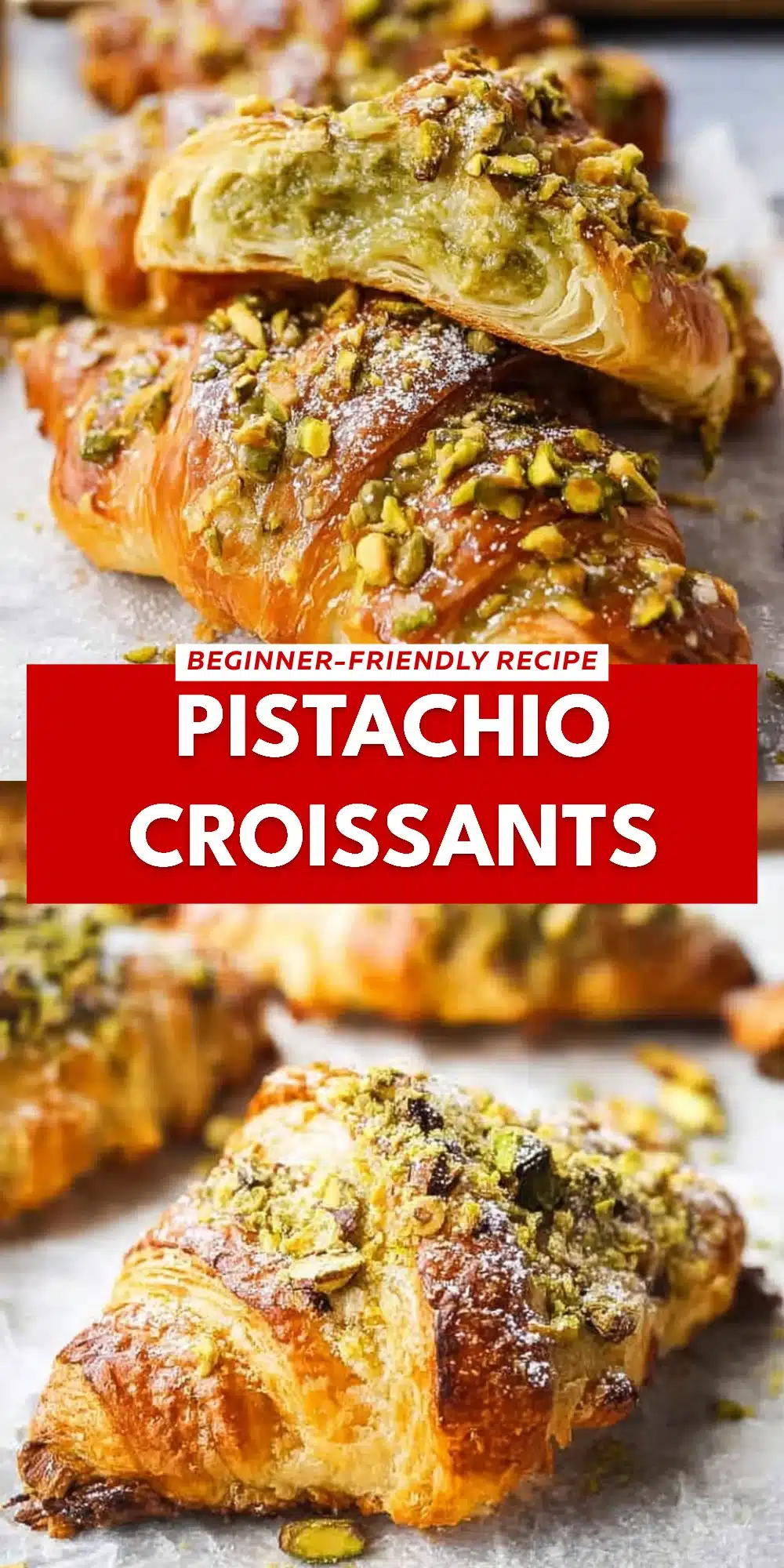Pistachio Croissants