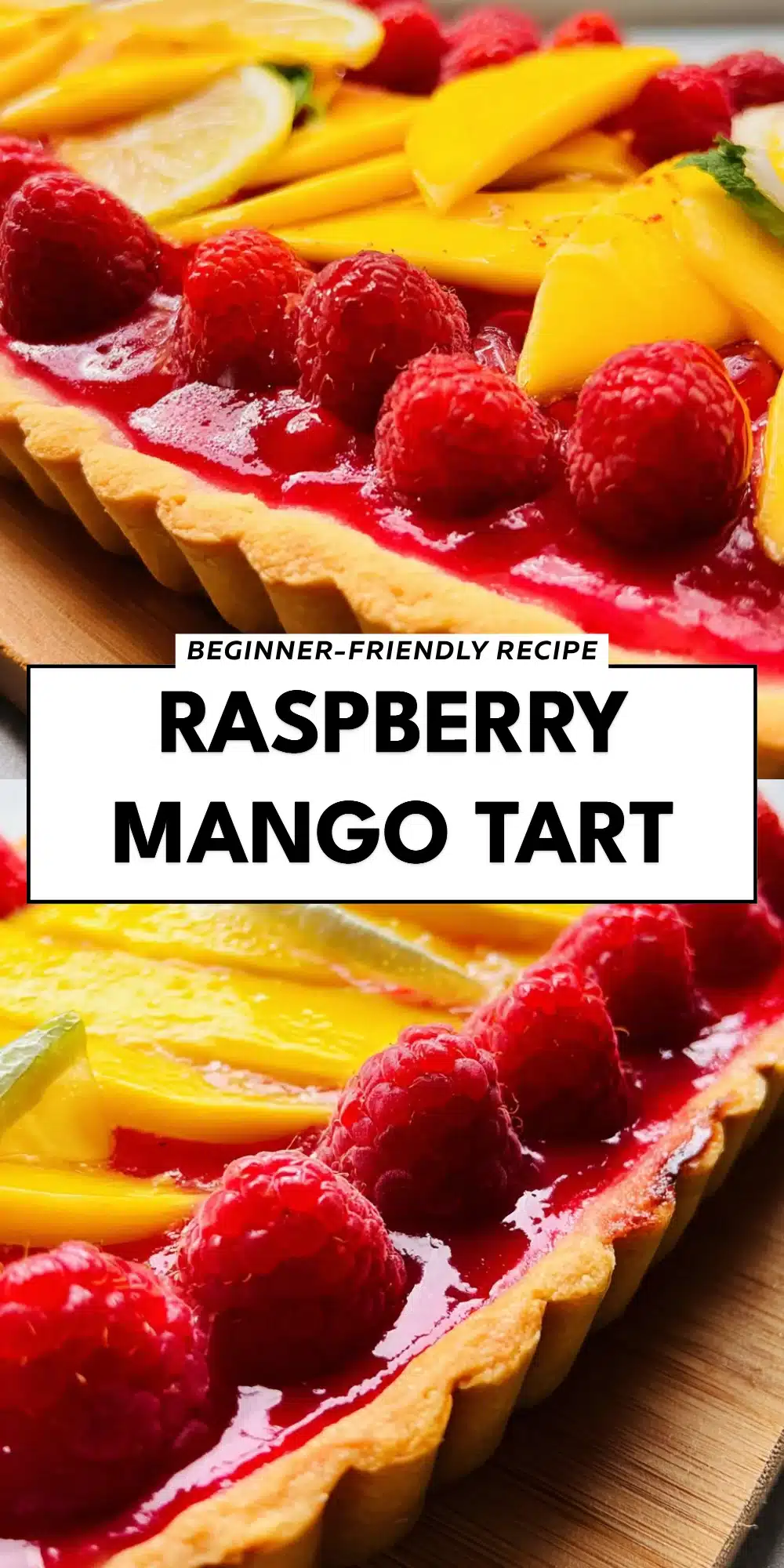 Raspberry Mango Tart