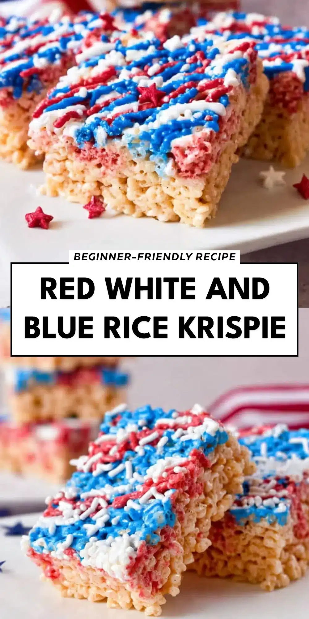 Red White And Blue Rice Krispie