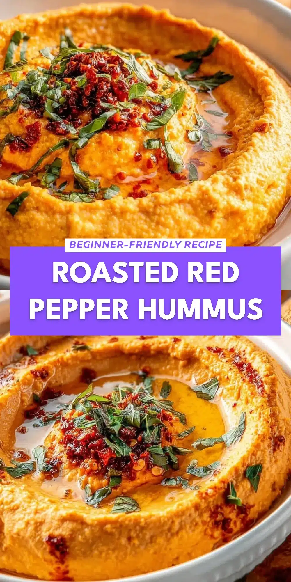 Roasted Red Pepper Hummus