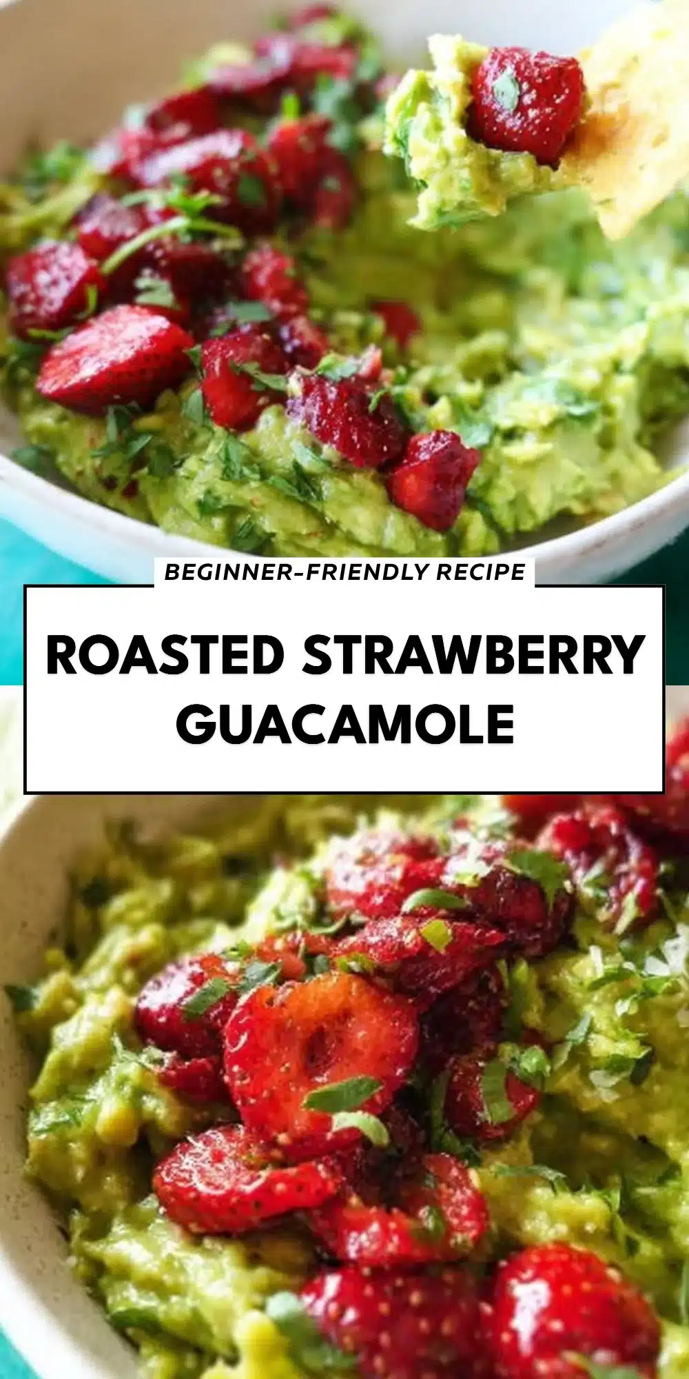 Roasted Strawberry Guacamole