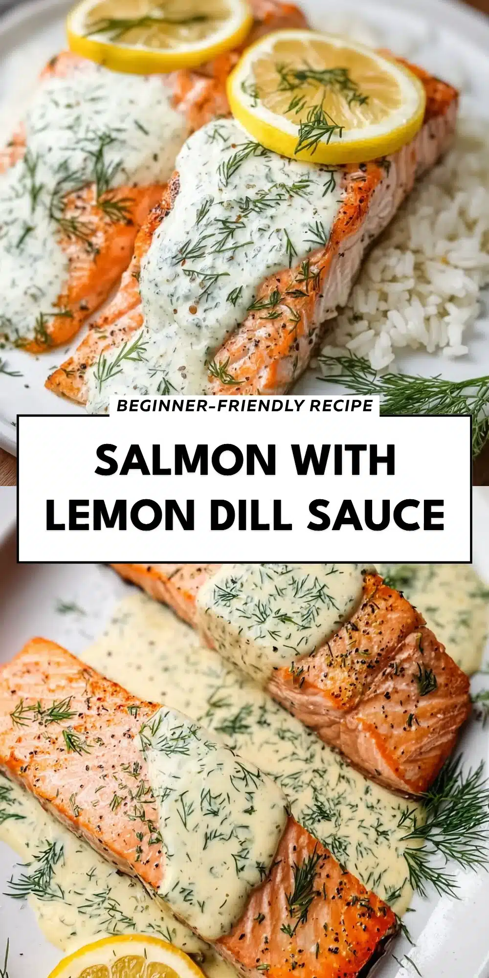 Salmon With Lemon Dill Sauce