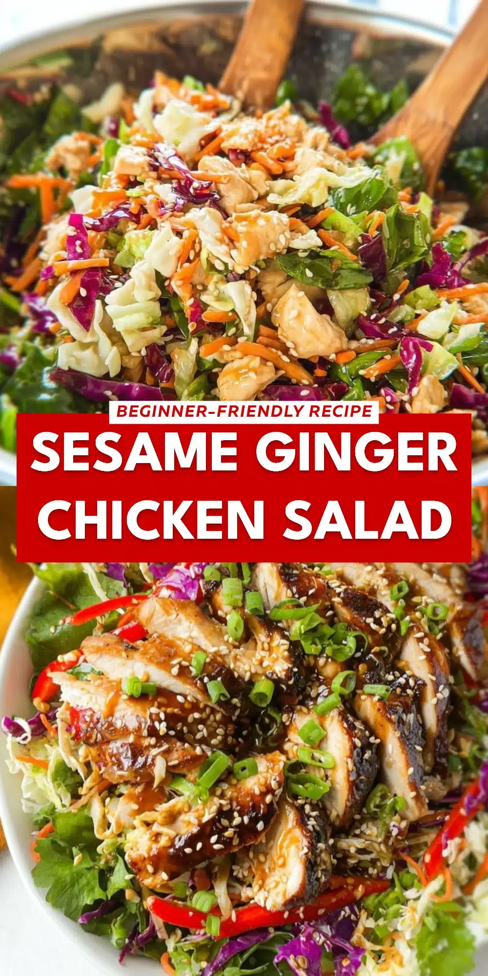 Sesame Ginger Chicken Salad