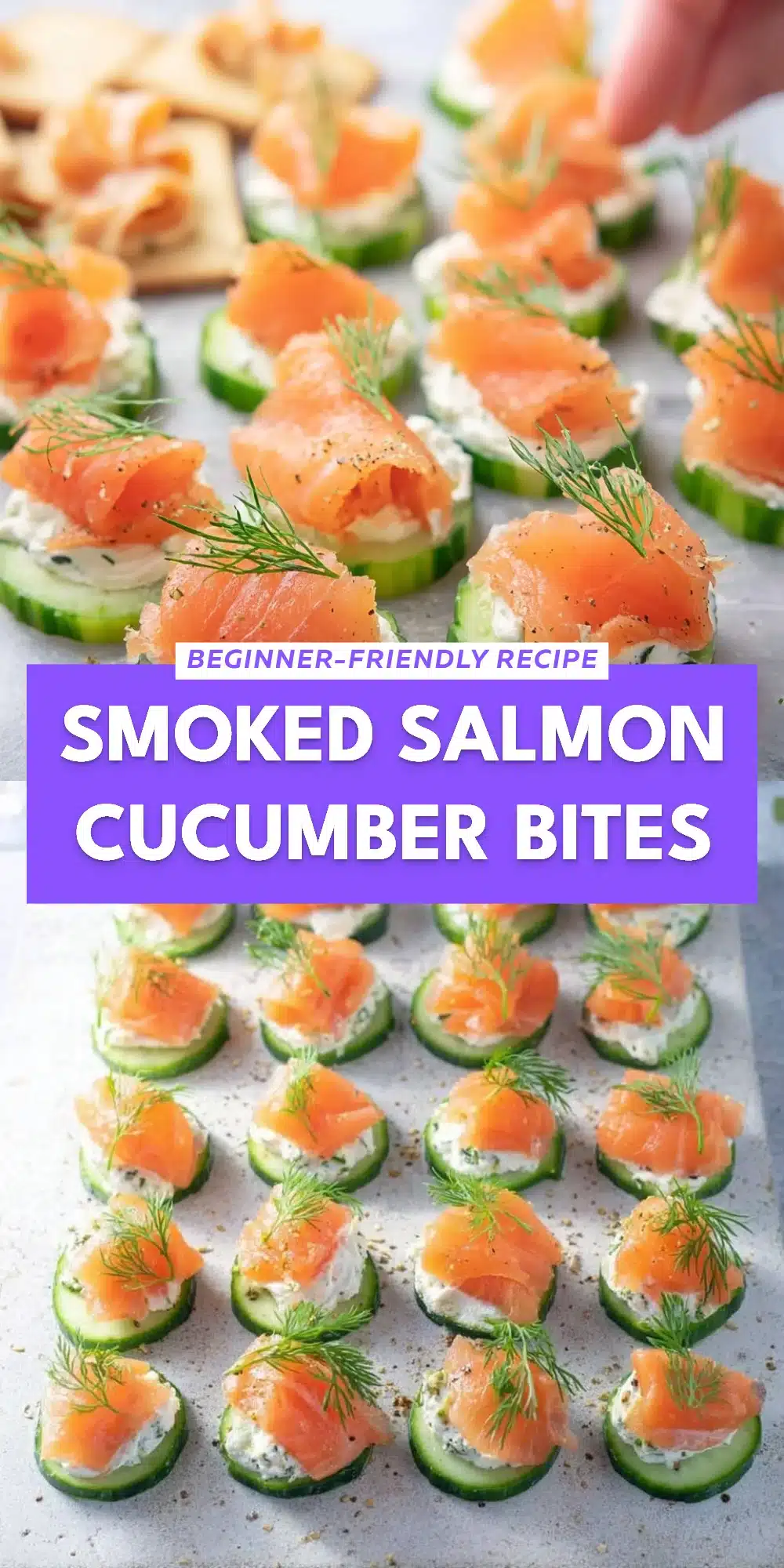 Smoked Salmon Cucumber Bites