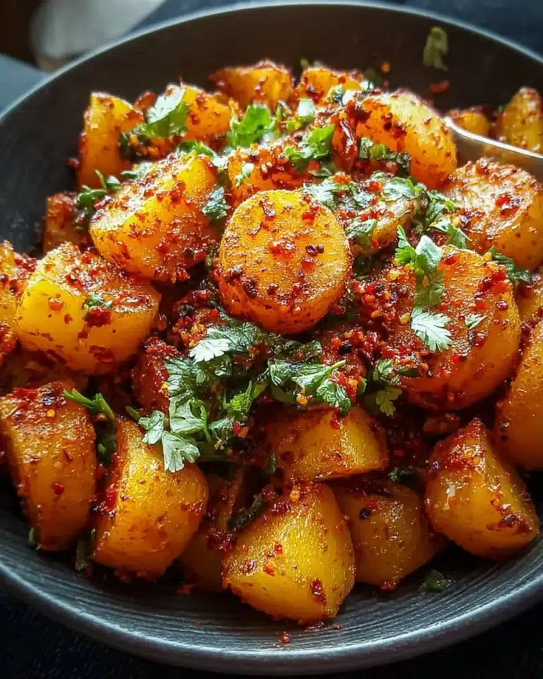 Spicy Mexican-Style Street Potatoes served with toppings