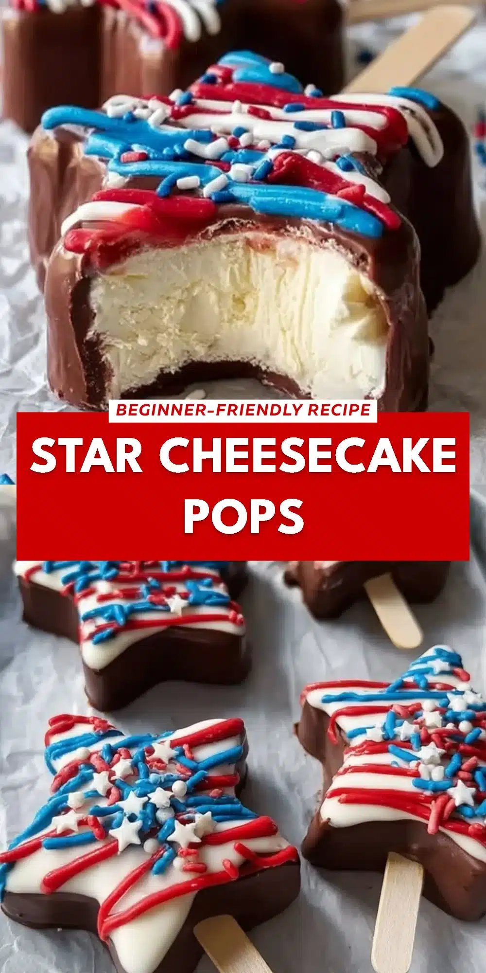 Star Cheesecake Pops