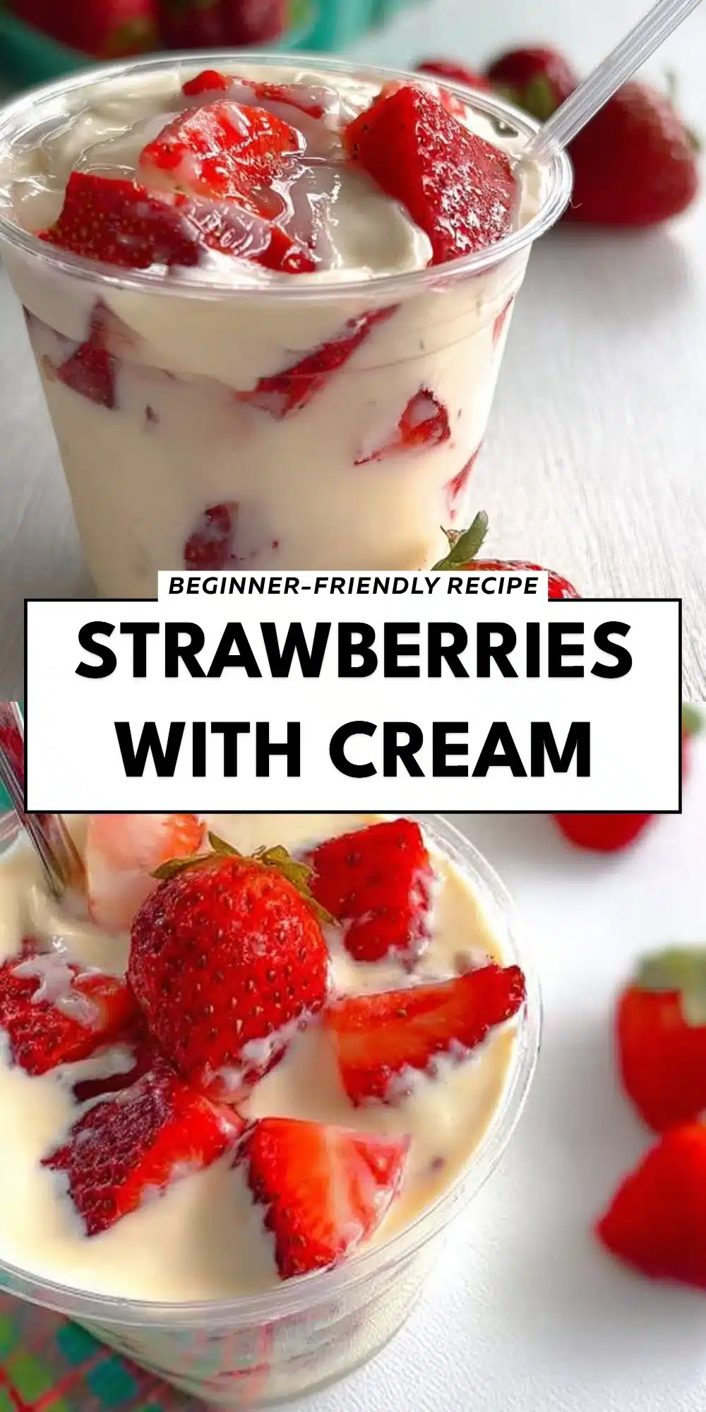 Strawberries with Cream