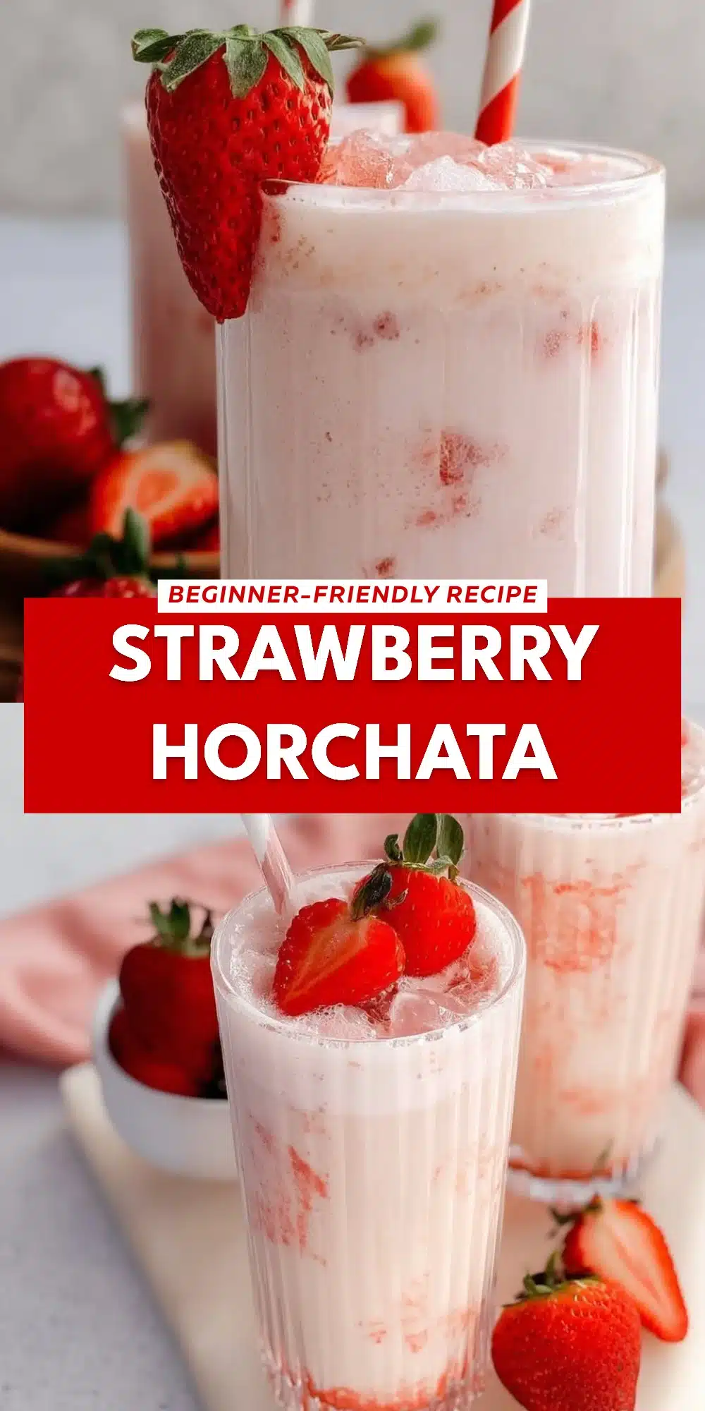 Strawberry Horchata