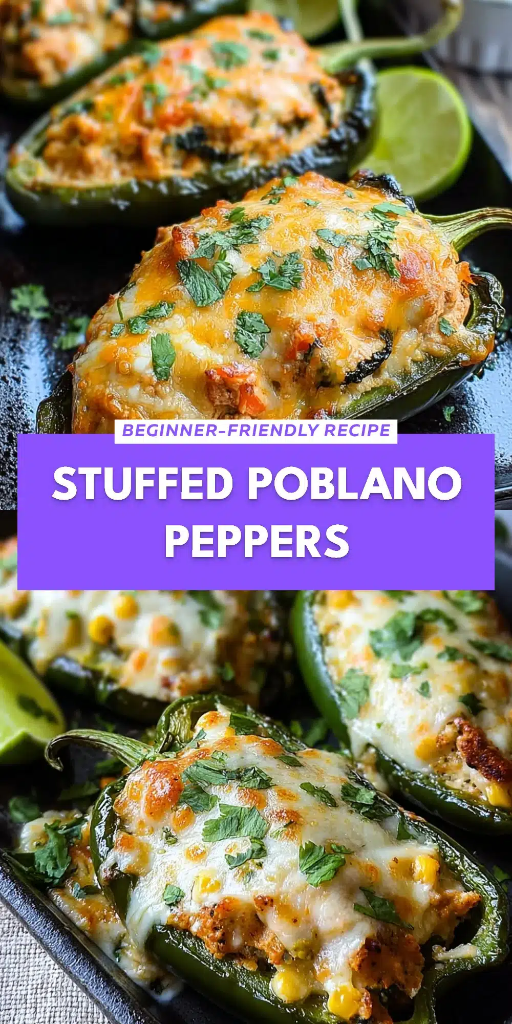 Stuffed Poblano Peppers