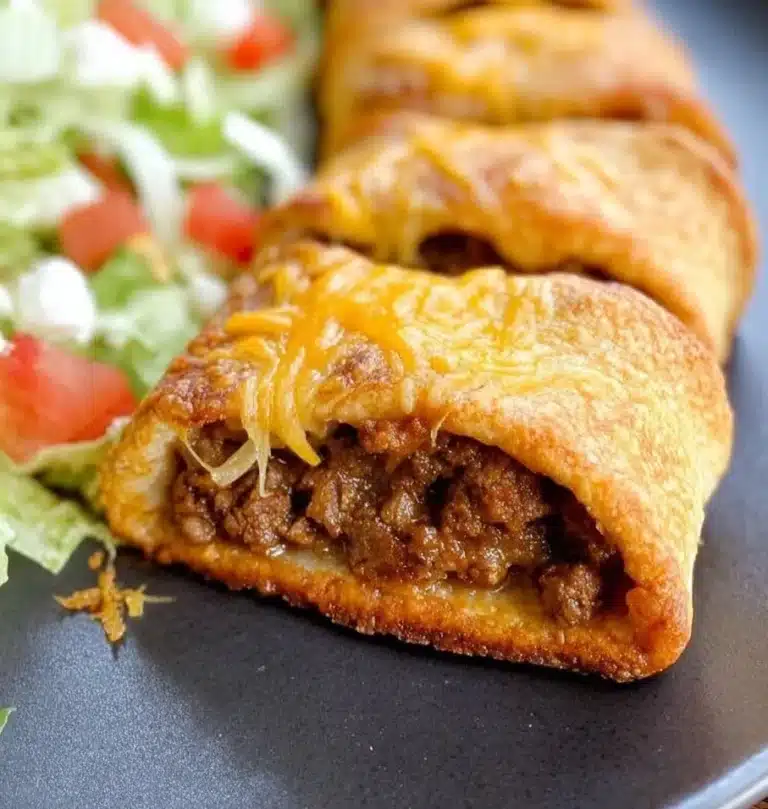 Delicious homemade Taco Ring, a perfect dish for parties and family meals.