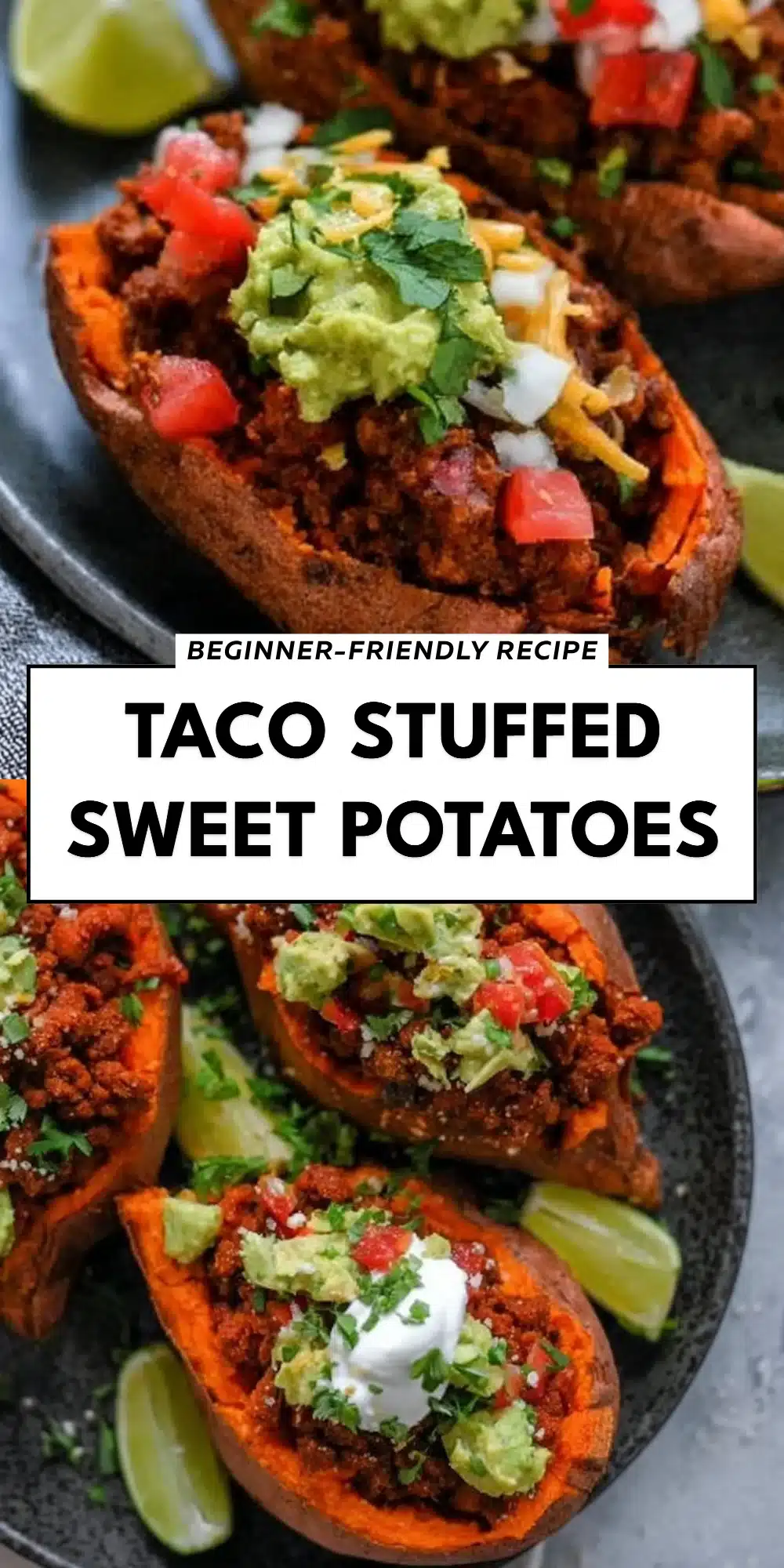 Taco Stuffed Sweet Potatoes