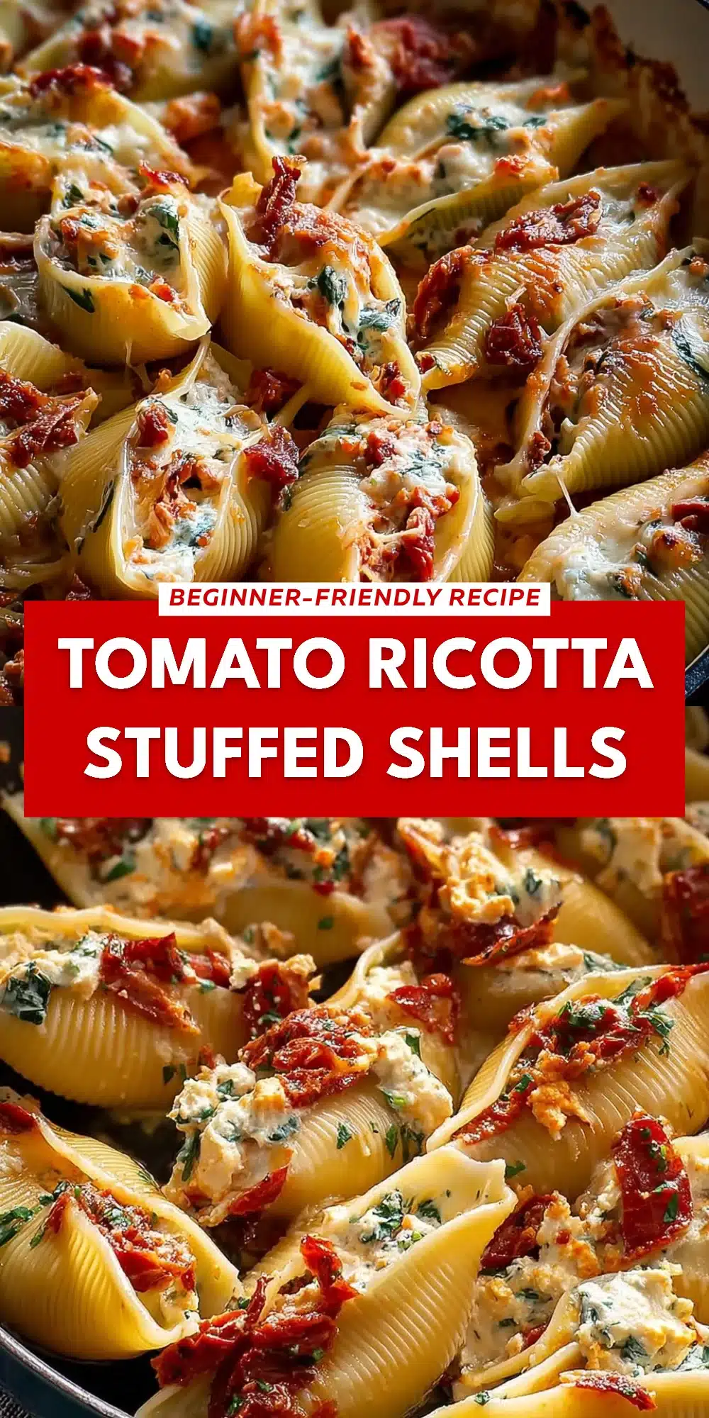 Tomato Ricotta Stuffed Shells