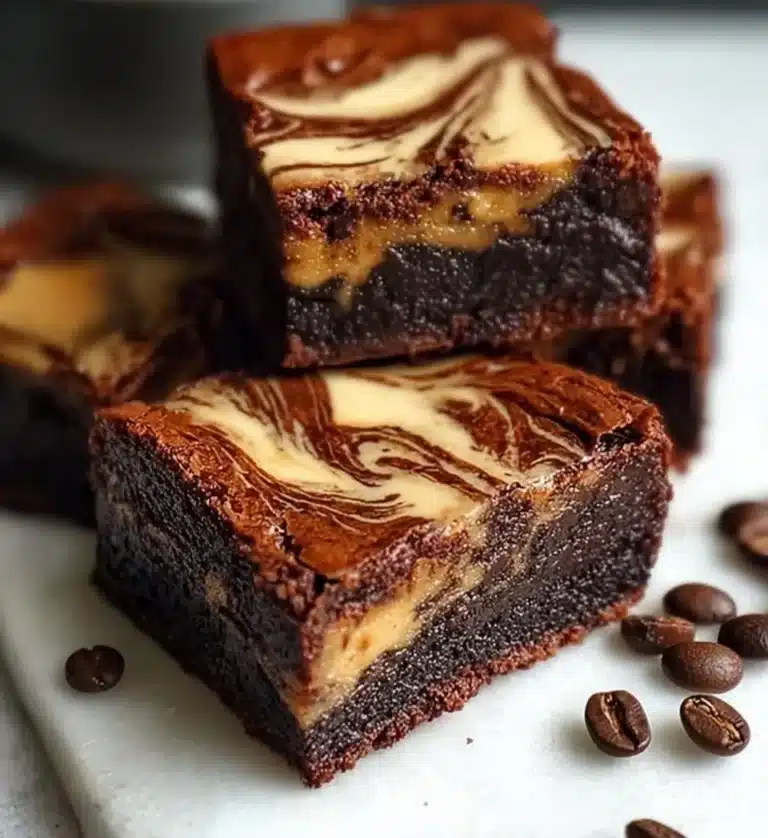 Delicious Vietnamese coffee brownies with rich chocolate and coffee flavor