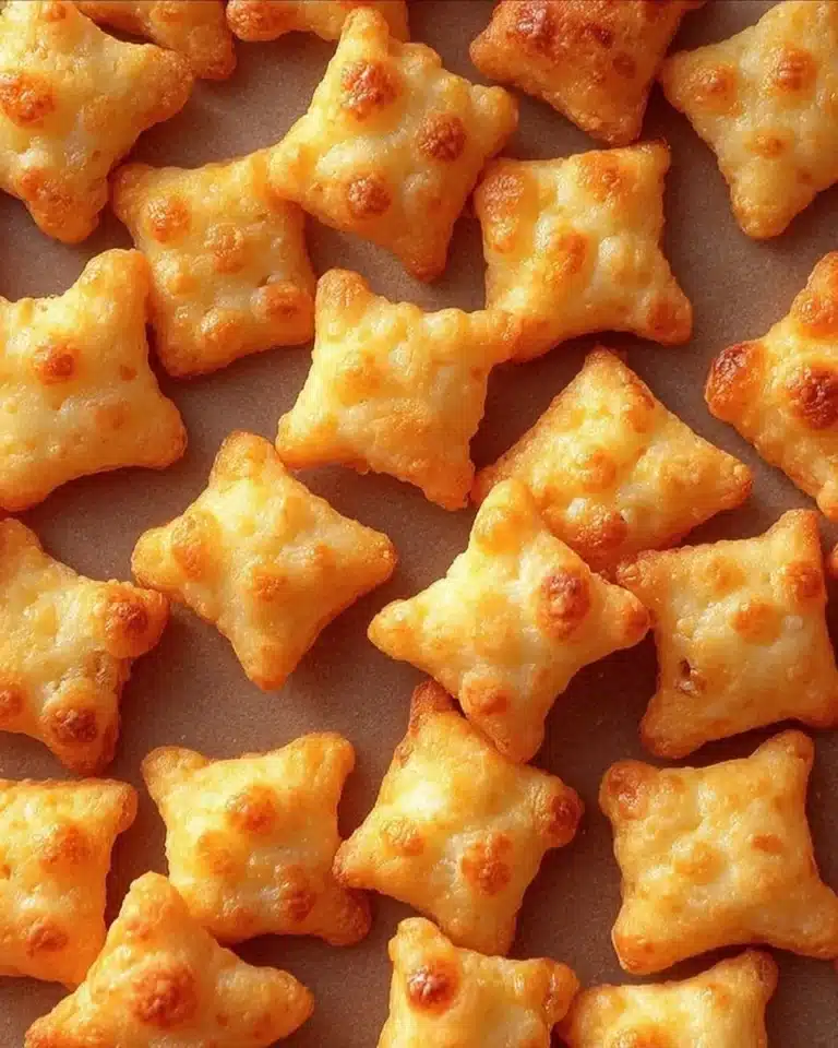 A box of Cheez-Its with golden crackers spilling out, showcasing their cheesy goodness.