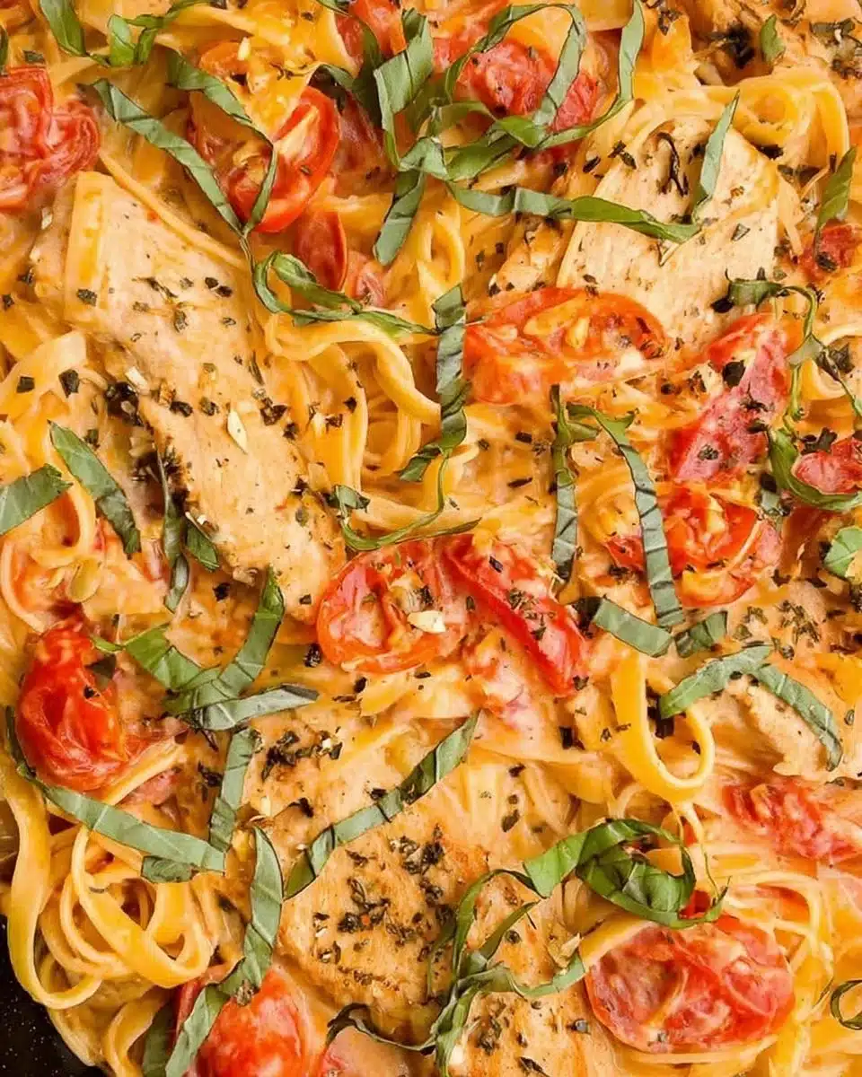 Chicken Margherita Pasta With Ricotta
