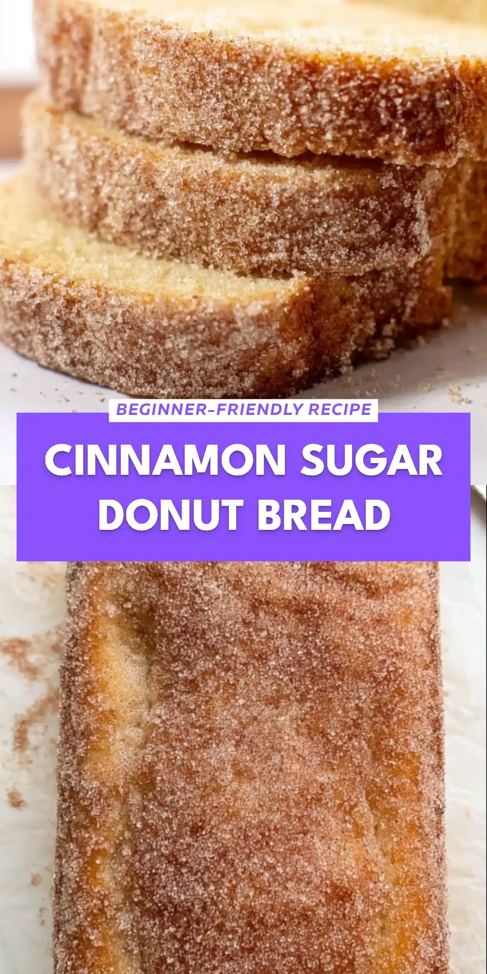 Cinnamon Sugar Donut Bread