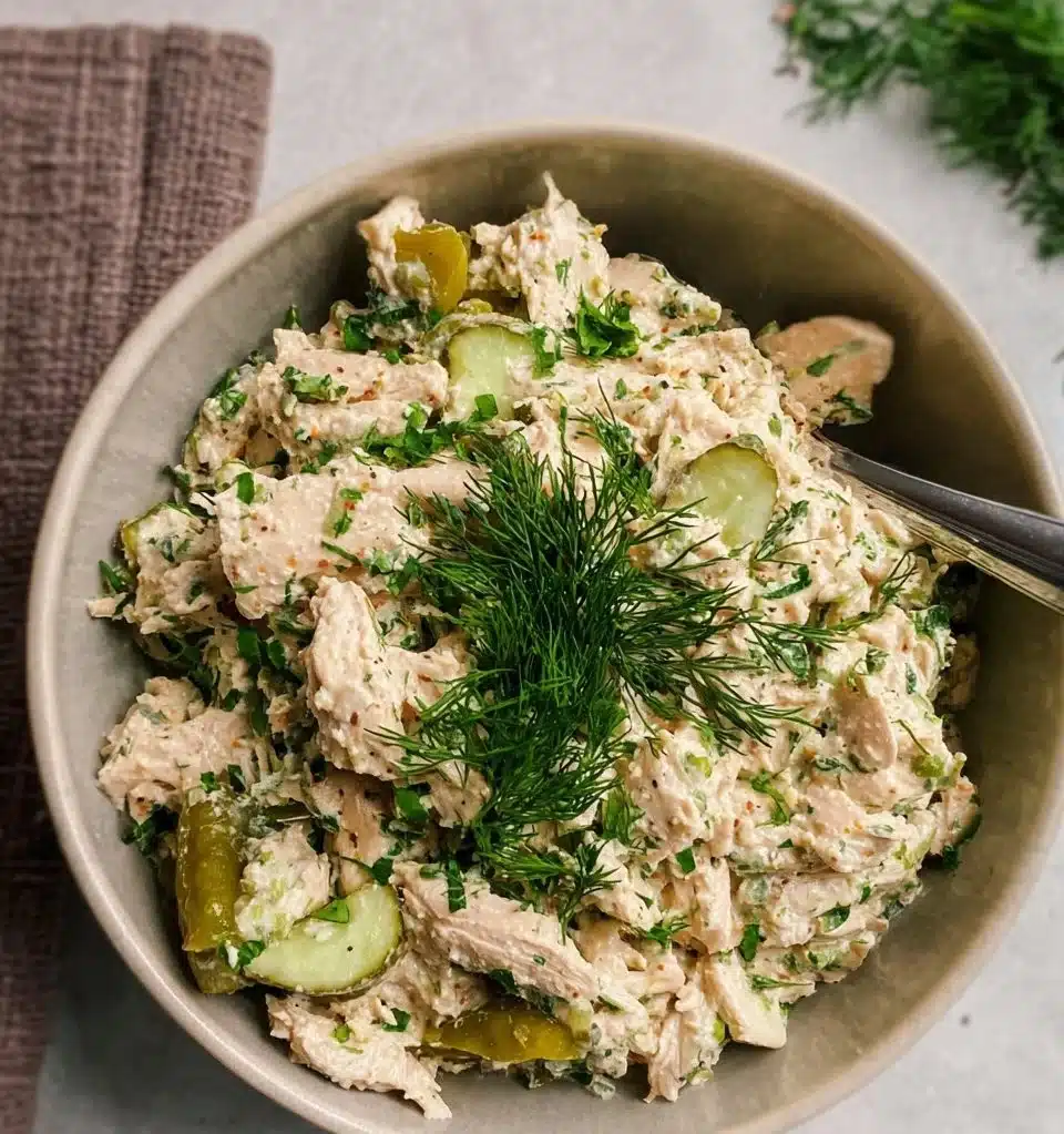 Dill Pickle Chicken Salad