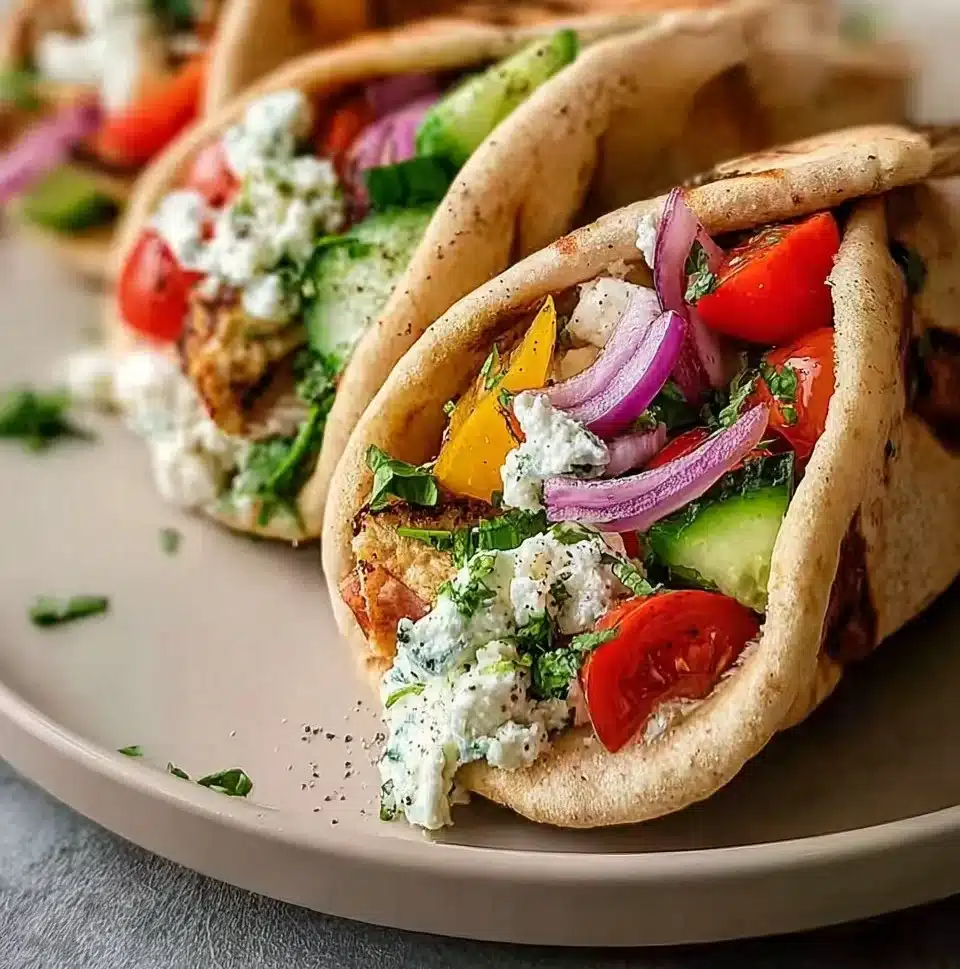 Greek Salad Pita Pockets