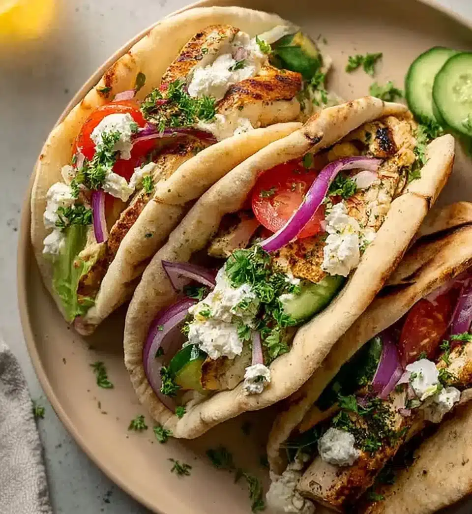 Greek Salad Pita Pockets