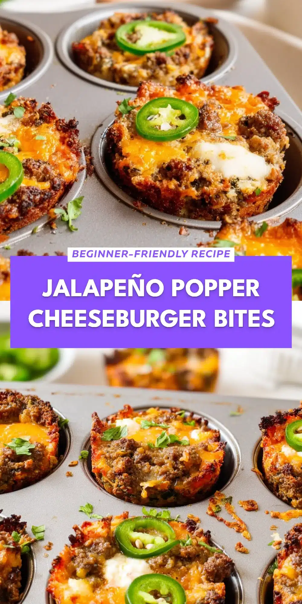 Jalapeño Popper Cheeseburger Bites