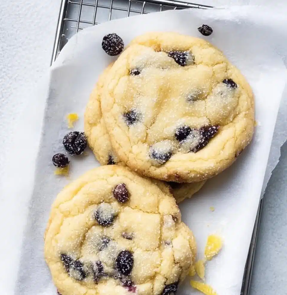 Lemon Blueberry Cookies