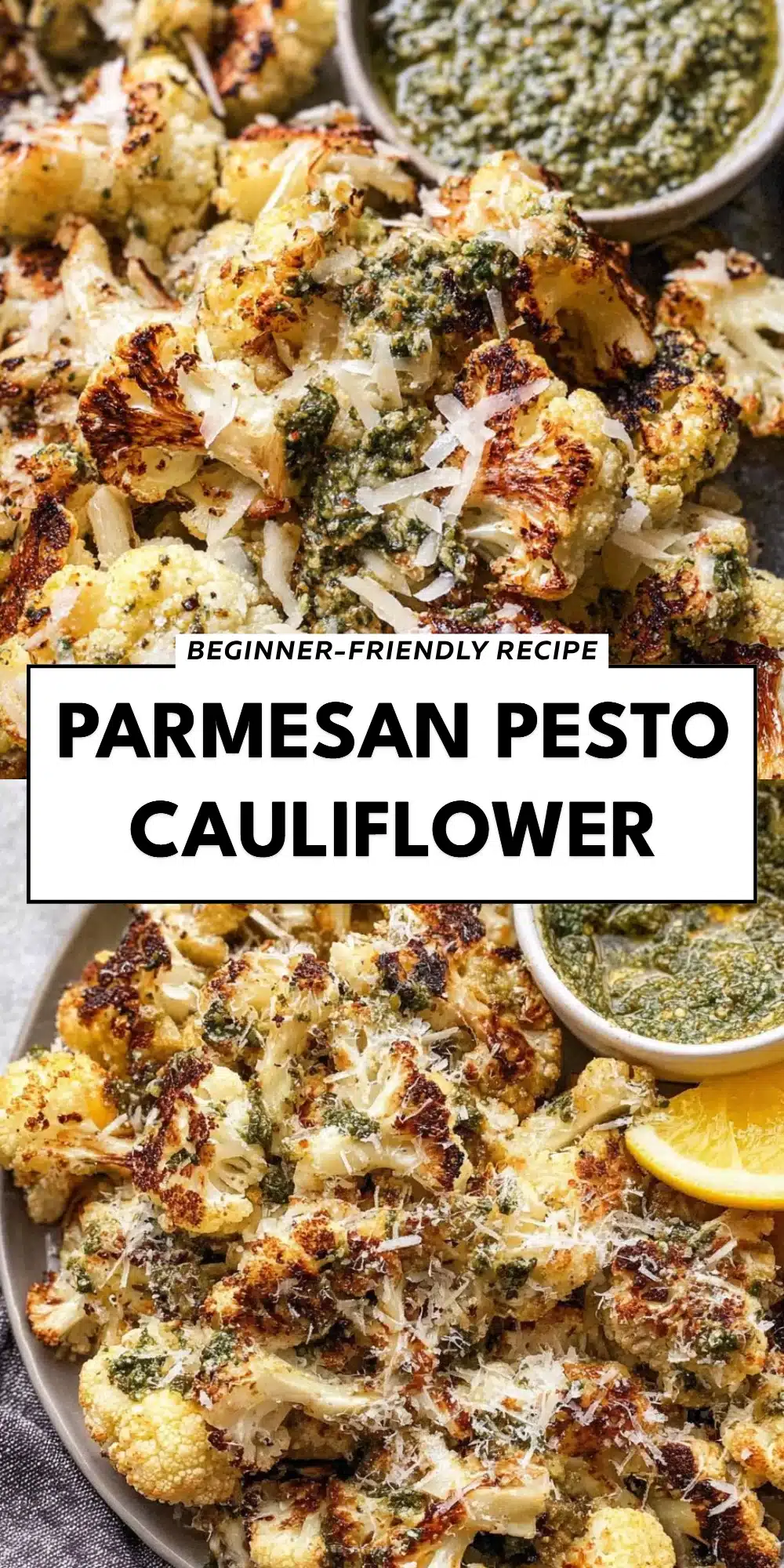 Parmesan Pesto Cauliflower