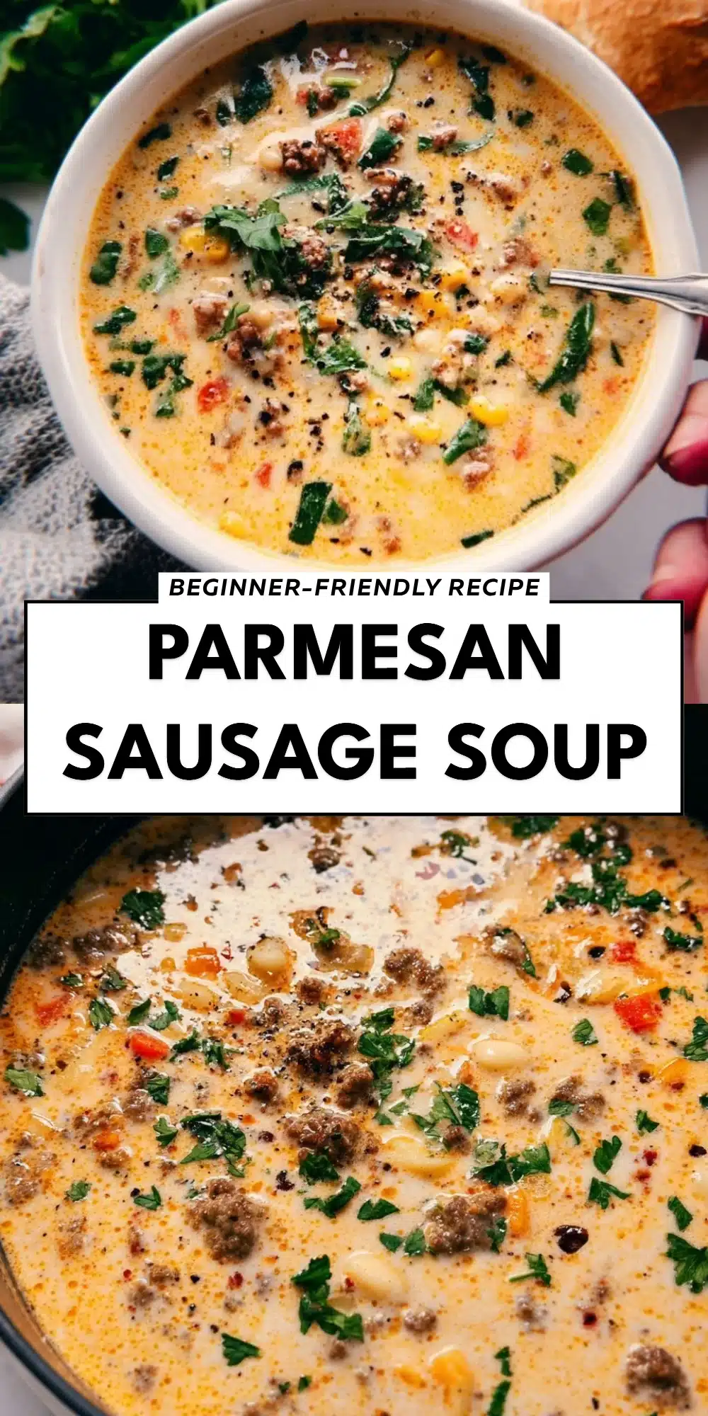 Parmesan Sausage Soup