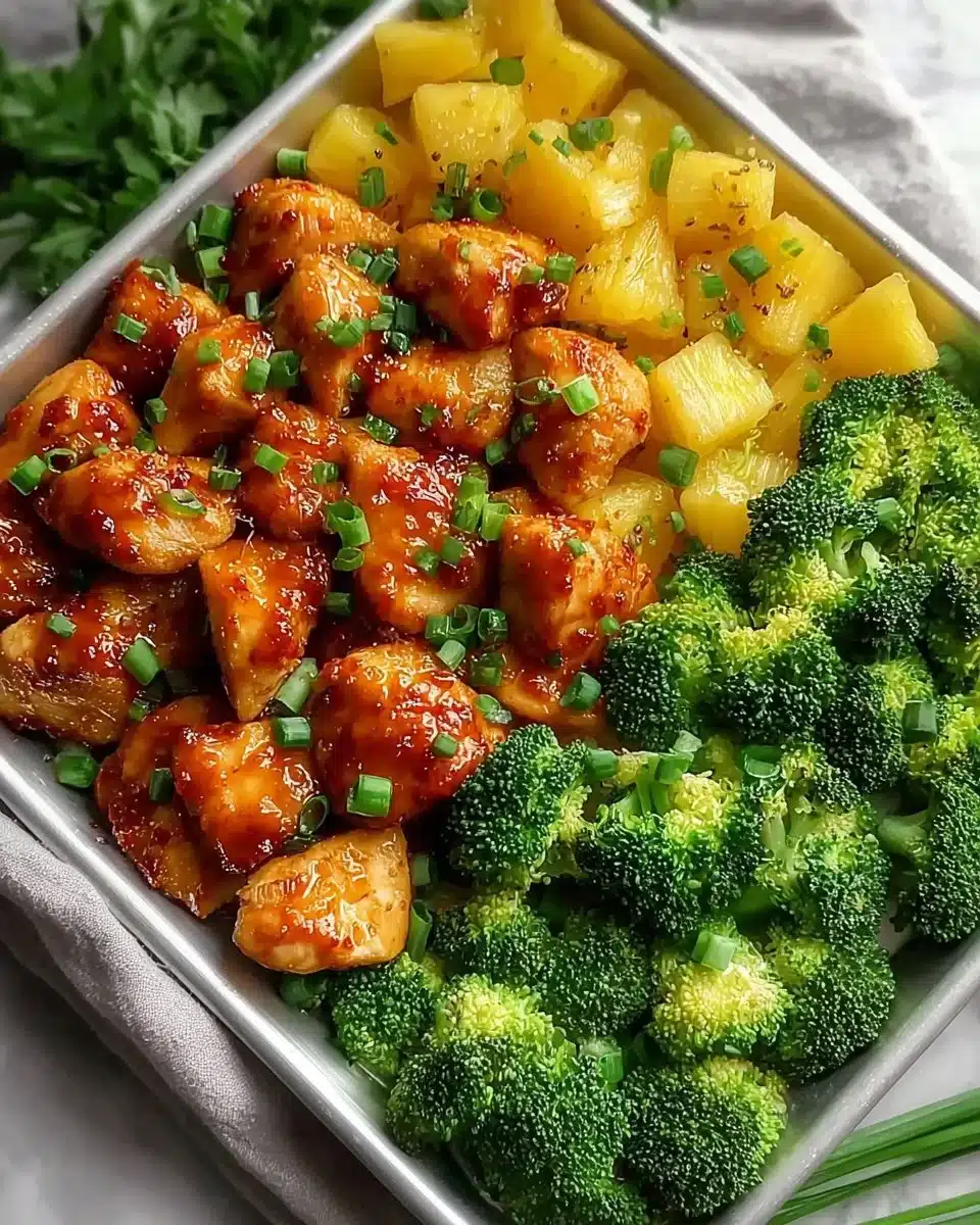 Pineapple Chicken and Broccoli
