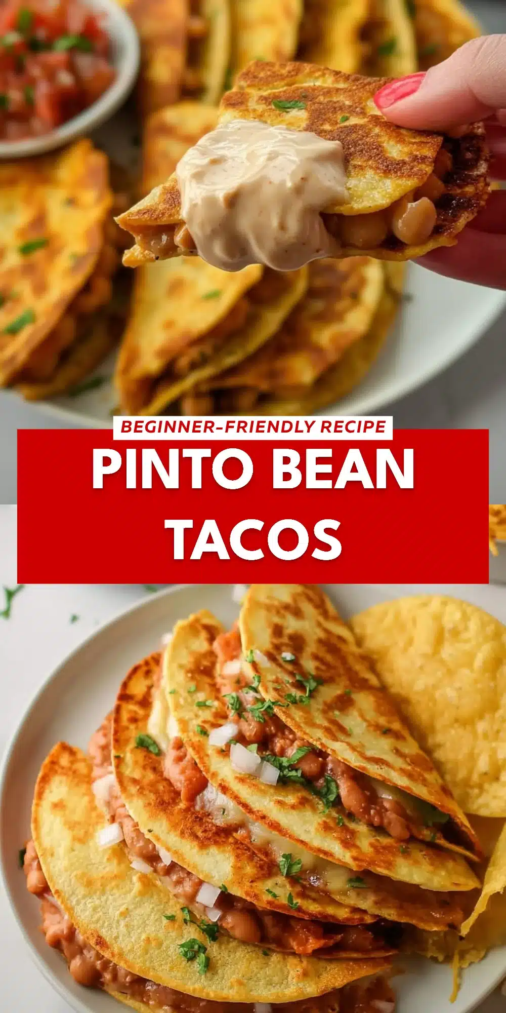 Pinto Bean Tacos