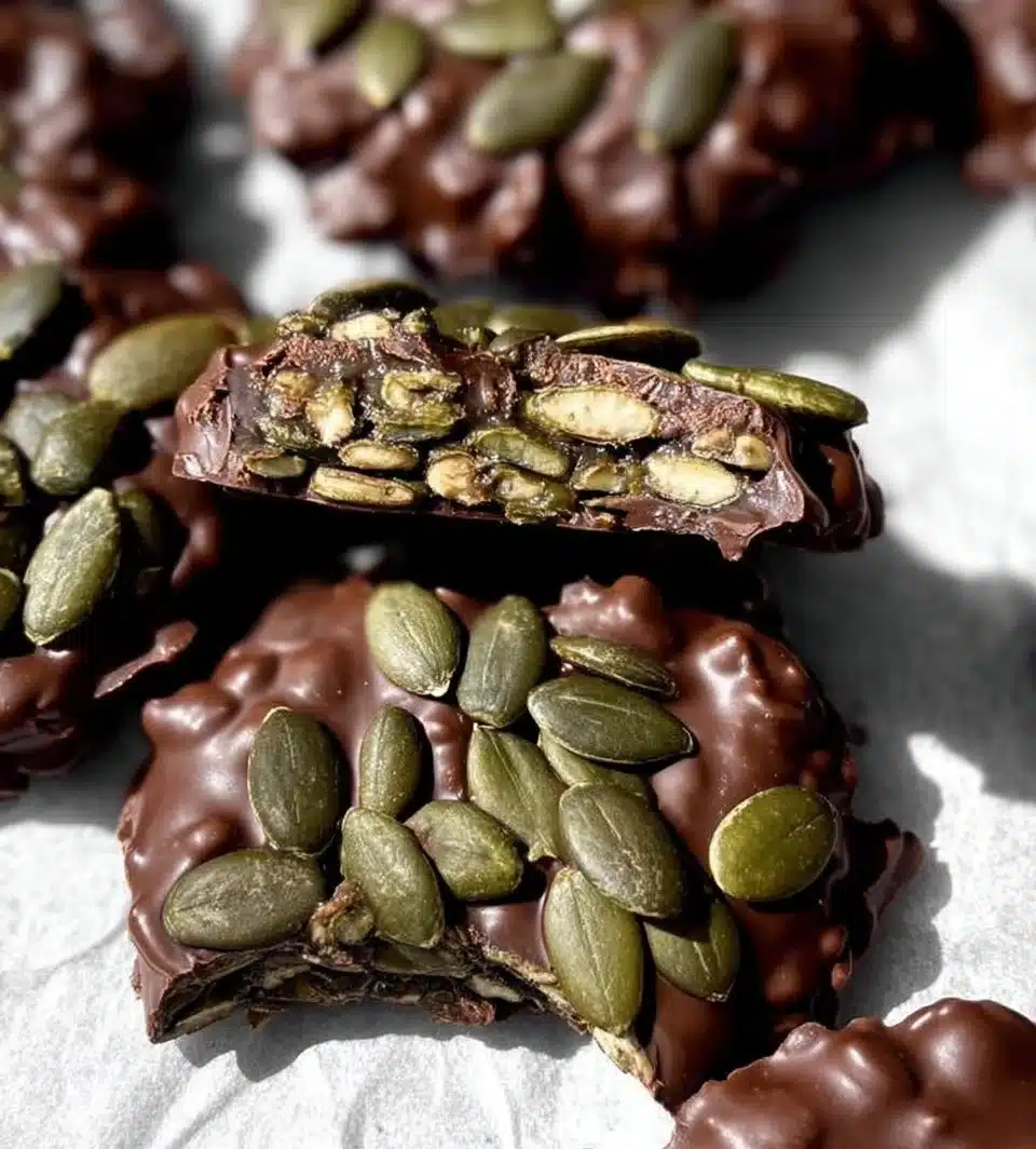 Pumpkin Seed Chocolate Bites