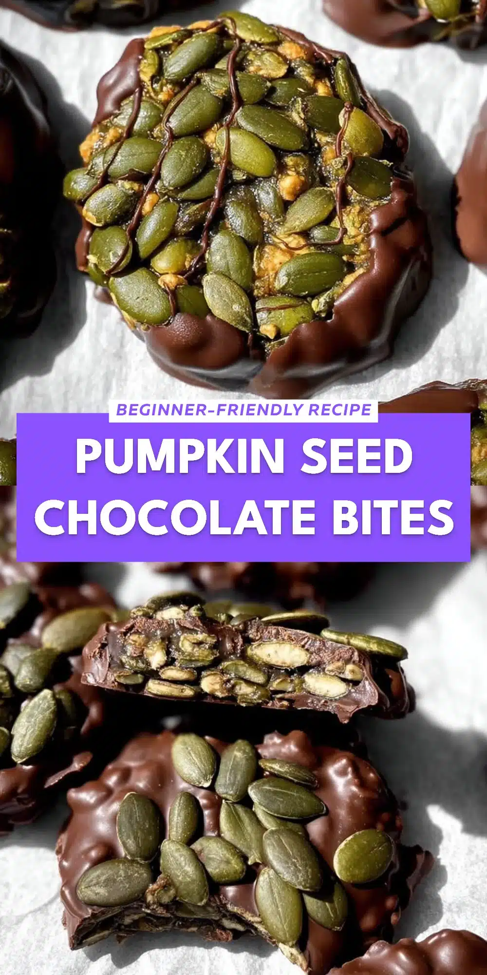 Pumpkin Seed Chocolate Bites