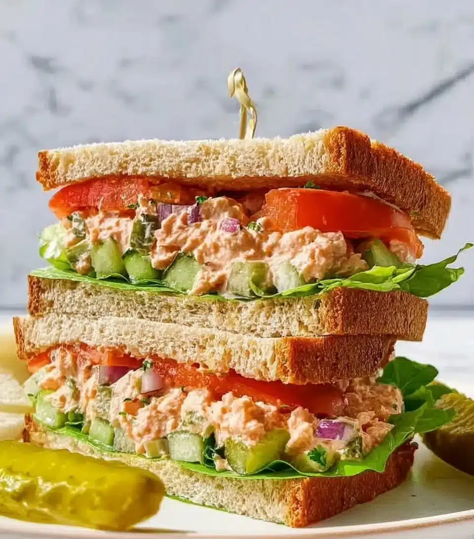 Salmon Salad Sandwich