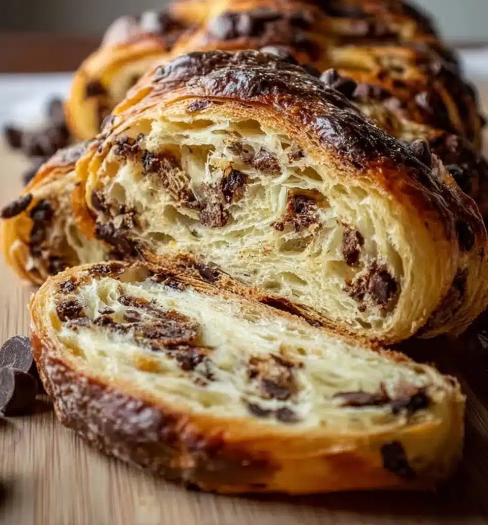 Sourdough Chocolate Chip Croissant Bread Bites