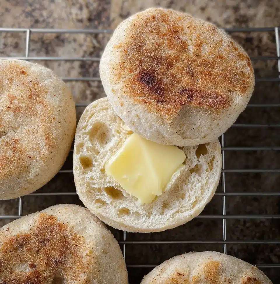 Sourdough English Muffins