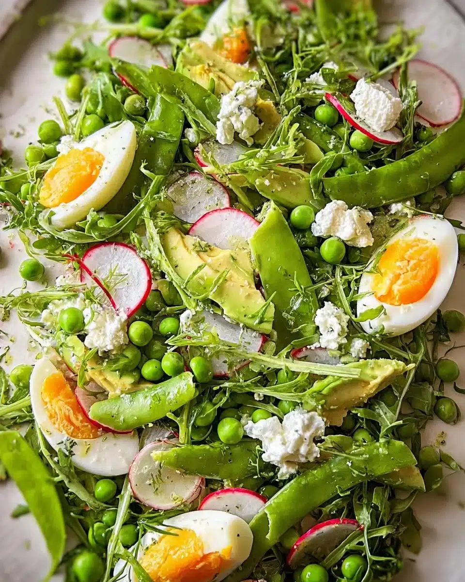 Spring Pea and Arugula Salad