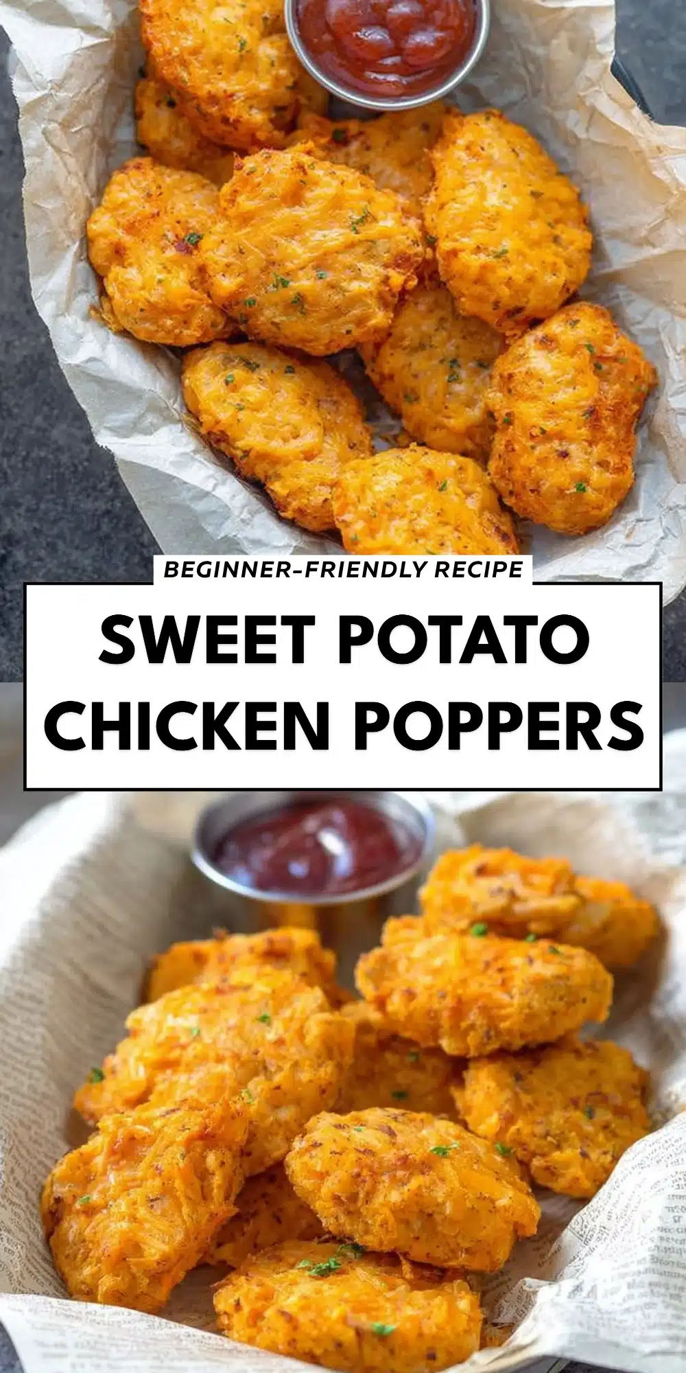 Sweet Potato Chicken Poppers