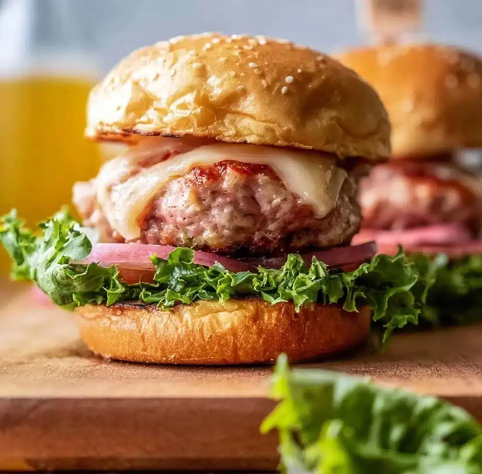 Apple Turkey Burgers