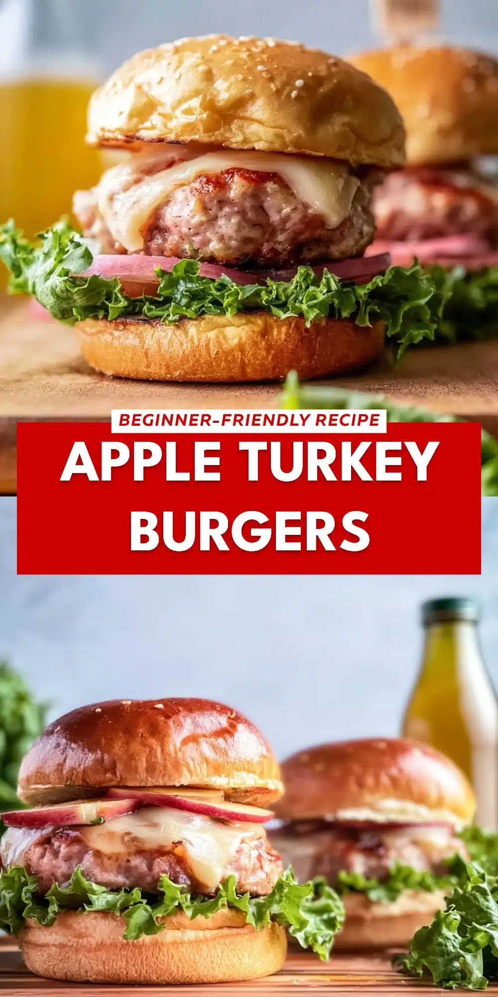 Apple Turkey Burgers