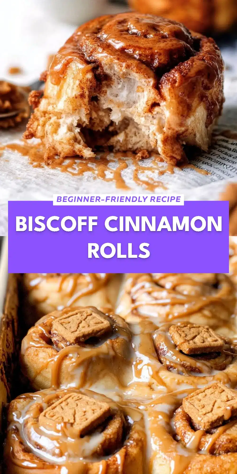 Biscoff Cinnamon Rolls