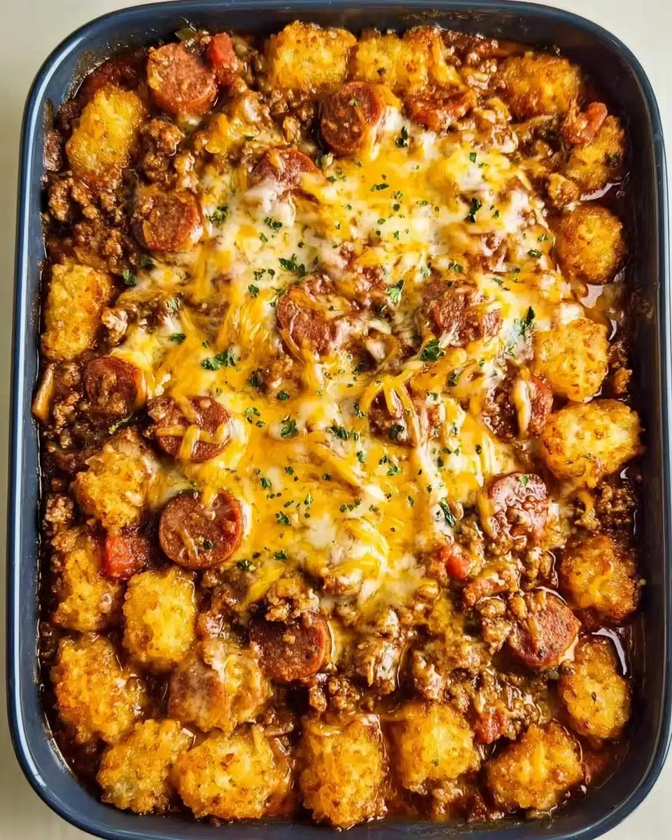 Chili Dog Casserole