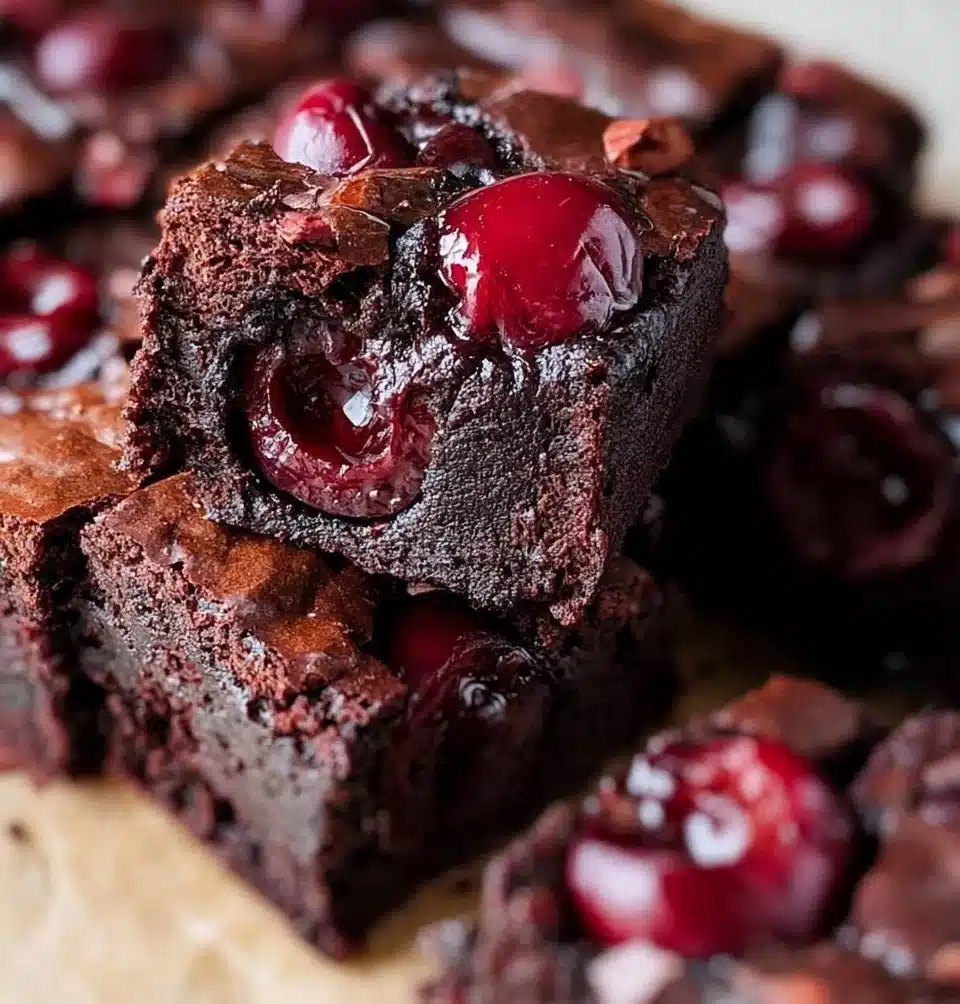 Chocolate Cherry Brownies