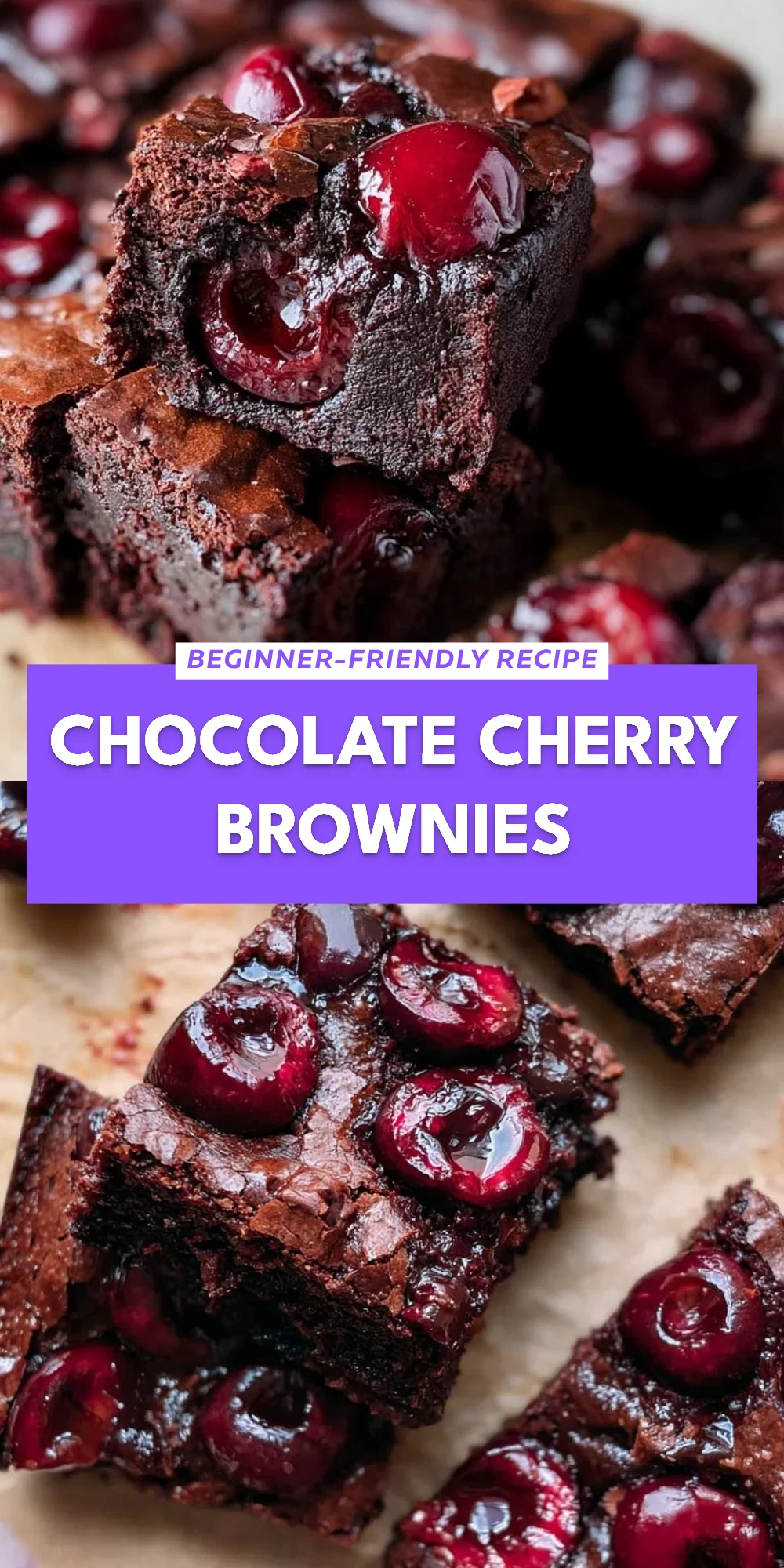 Chocolate Cherry Brownies