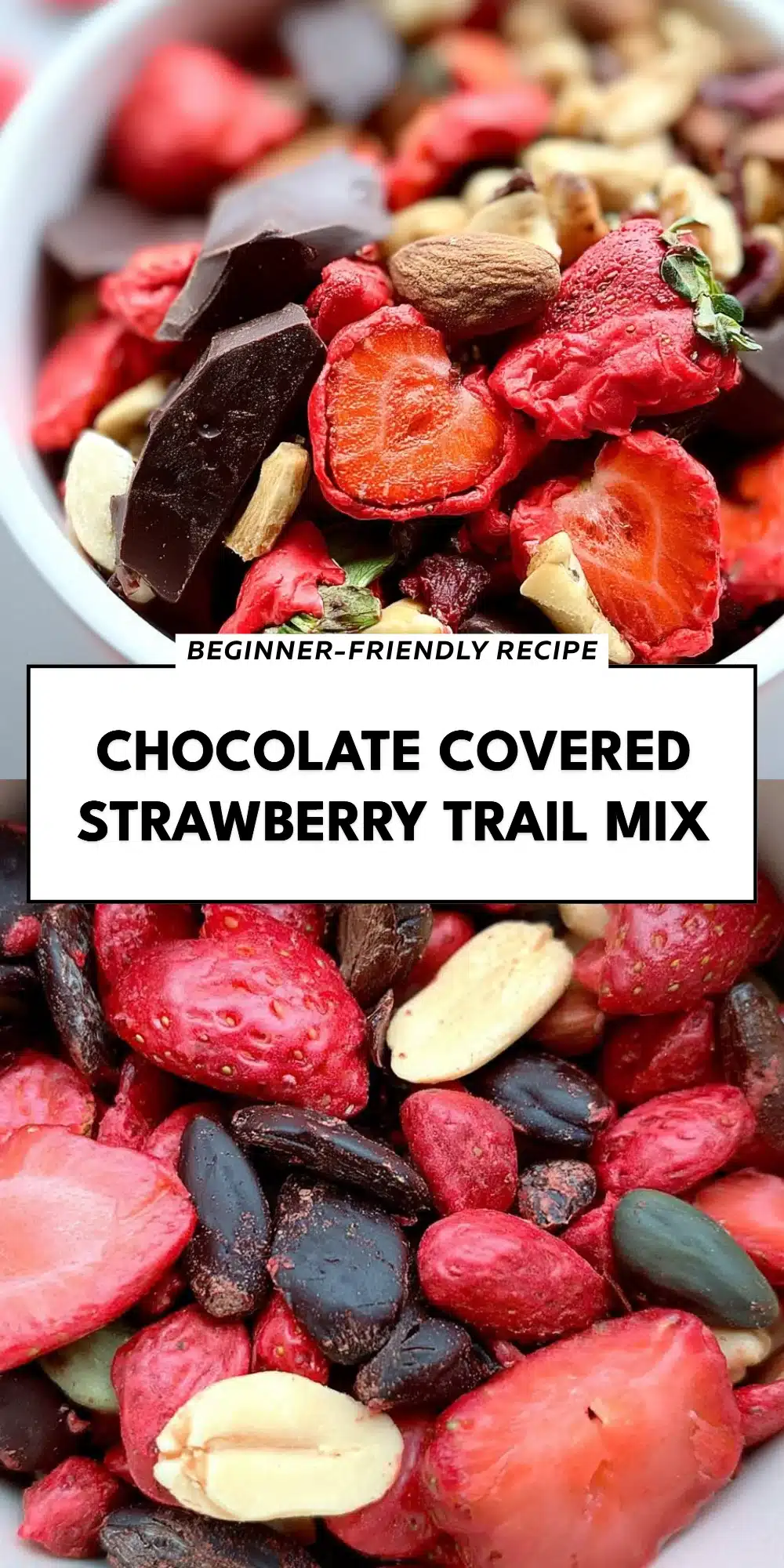Chocolate Covered Strawberry Trail Mix