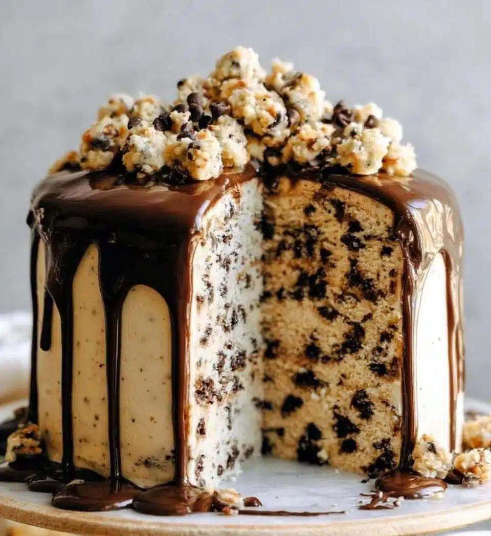 Cookie Dough Layer Cake