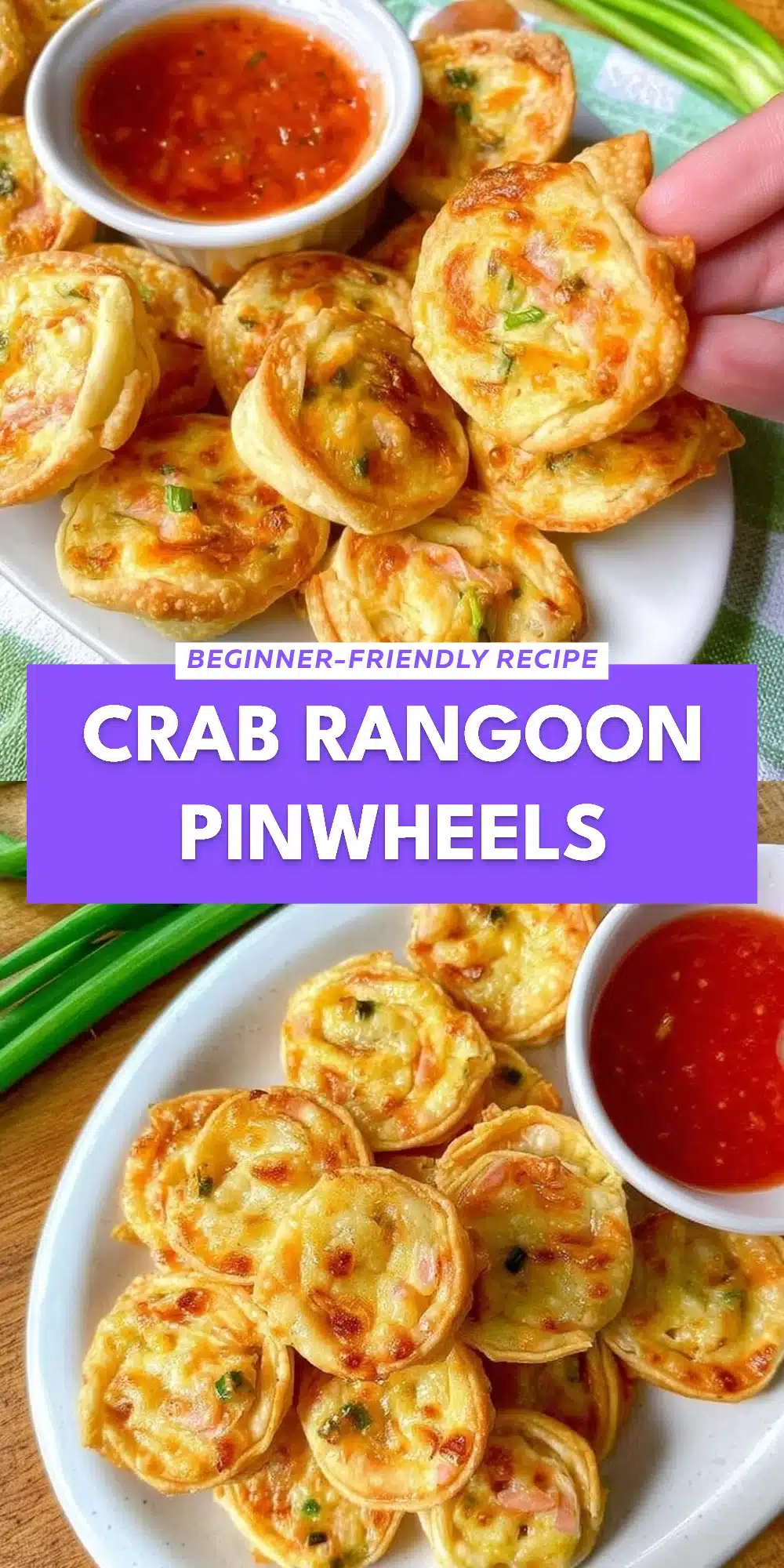 Crab Rangoon Pinwheels