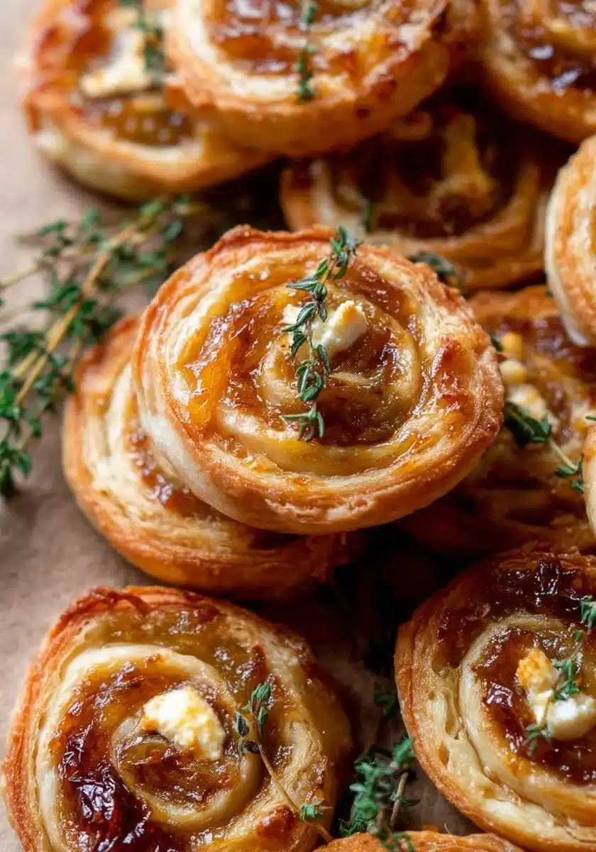 Fig And Goat Cheese Pinwheels