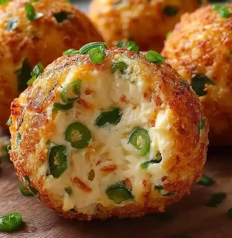 Delicious Jalapeno Cheese Ball Bites arranged on a platter for a party