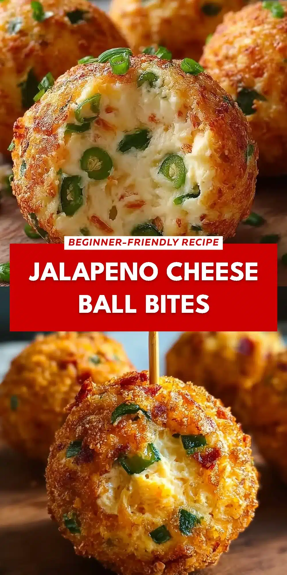 Jalapeno Cheese Ball Bites